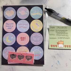 BTS SOLO SINGLES STICKERS